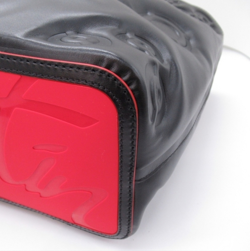 Christian Louboutin Shoulder Bag Black Calf Leather - Picture 4 of 7